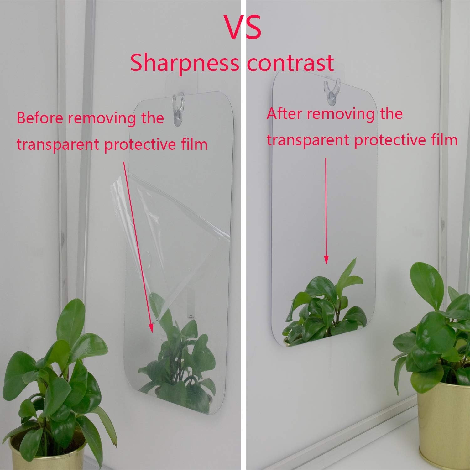 Fogless Shower Mirror - Premium Anti-Fog Design