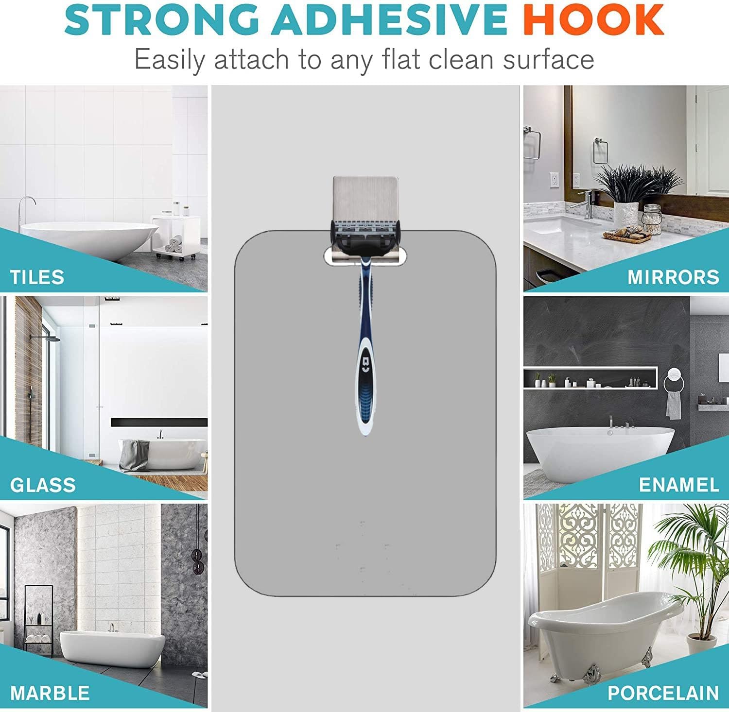 Stianiiie Anti-Fog Mirror Crystal Clarity and Smooth Grooming