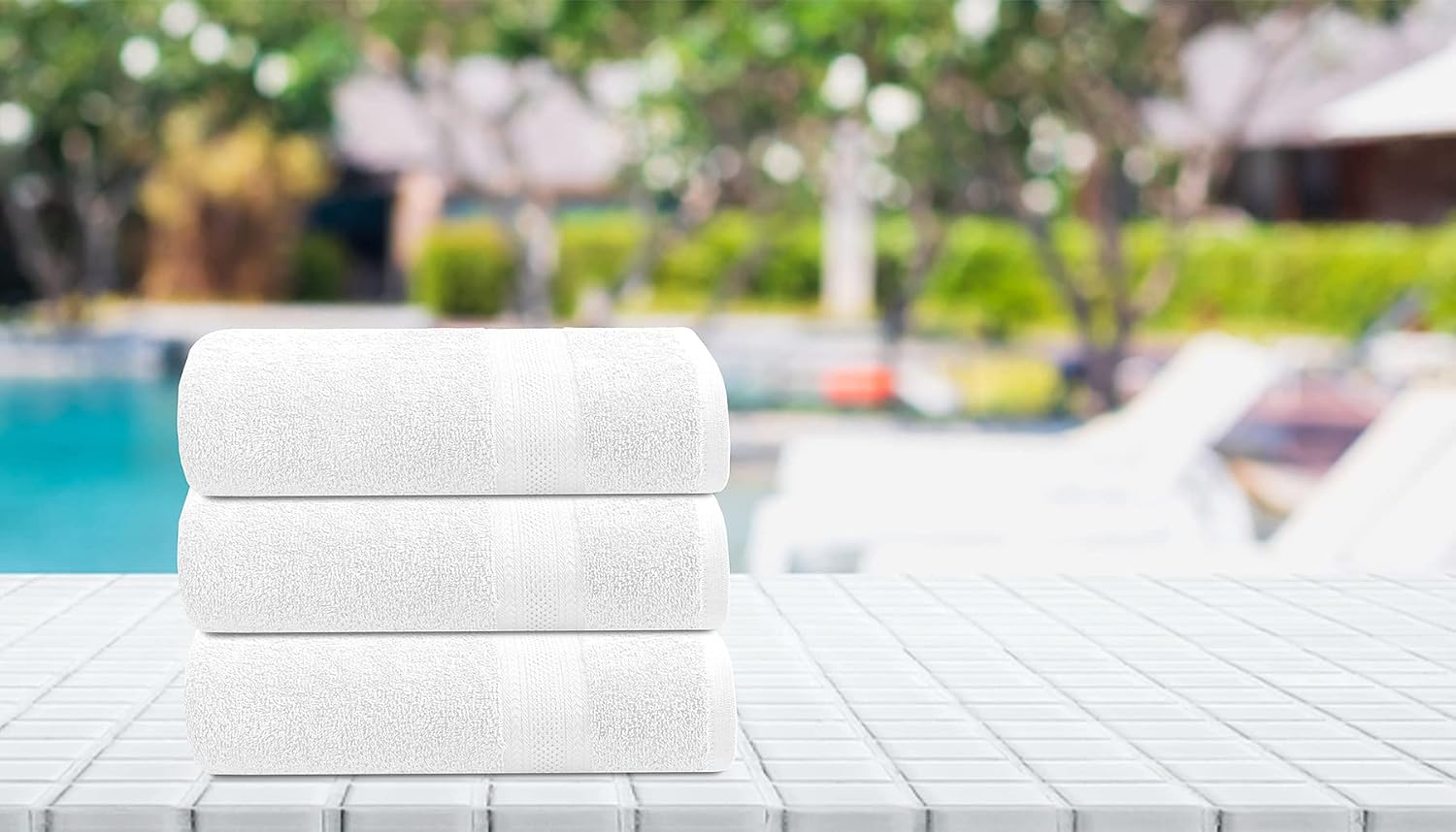 Extra-Soft Terry Cotton Bath Towels Set