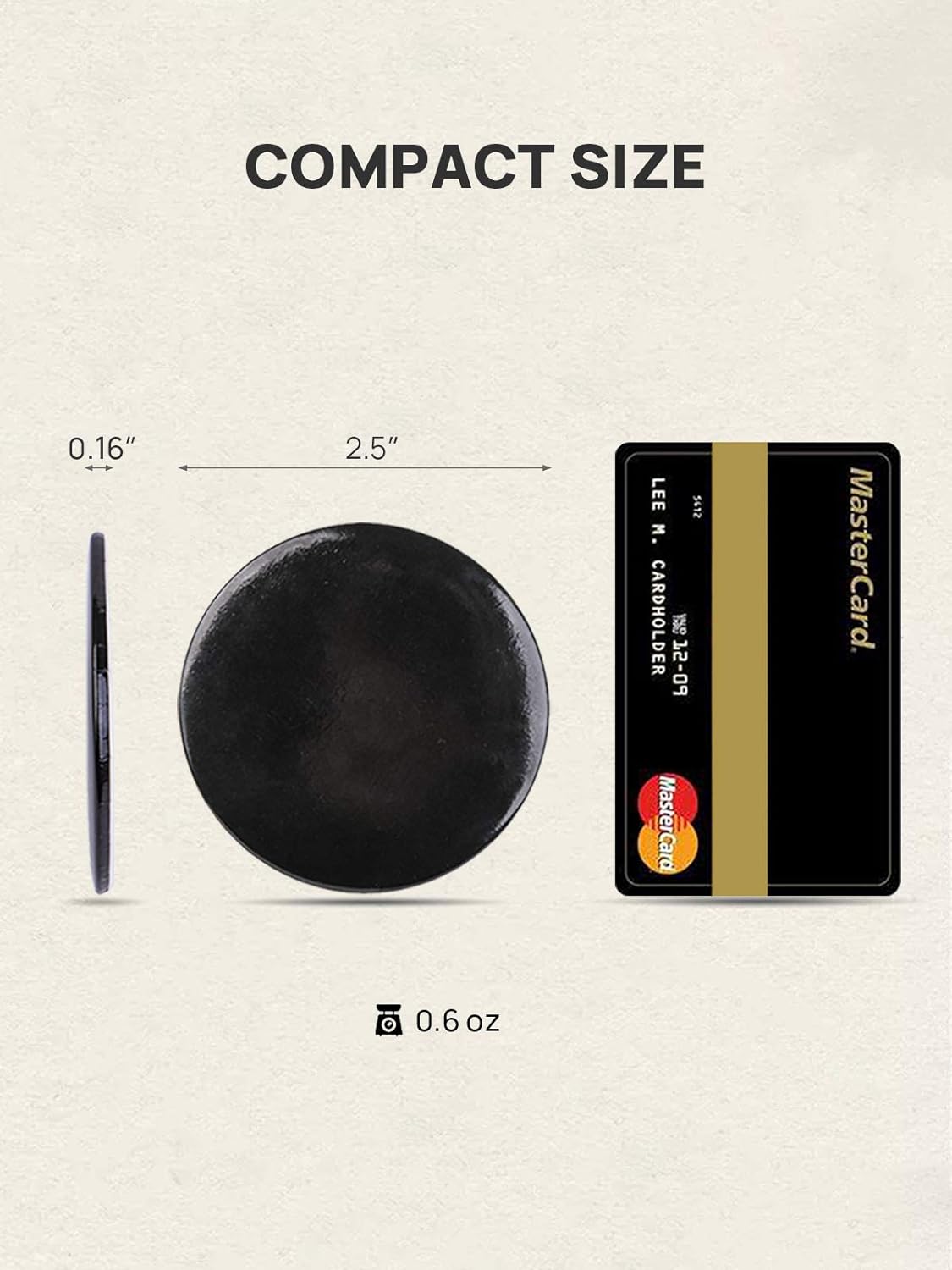 Getinbulk Compact Round Makeup Mirror 25inch 8Colors