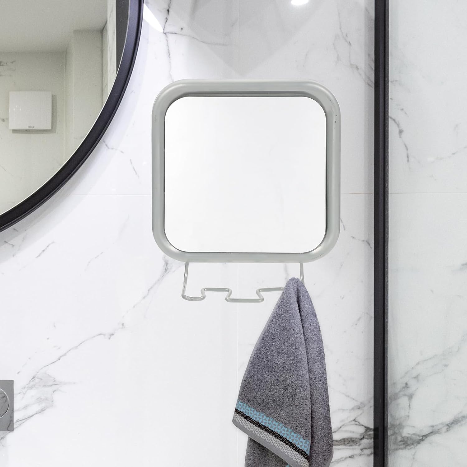 Nolitoys Tilting Fogless Shower Mirror