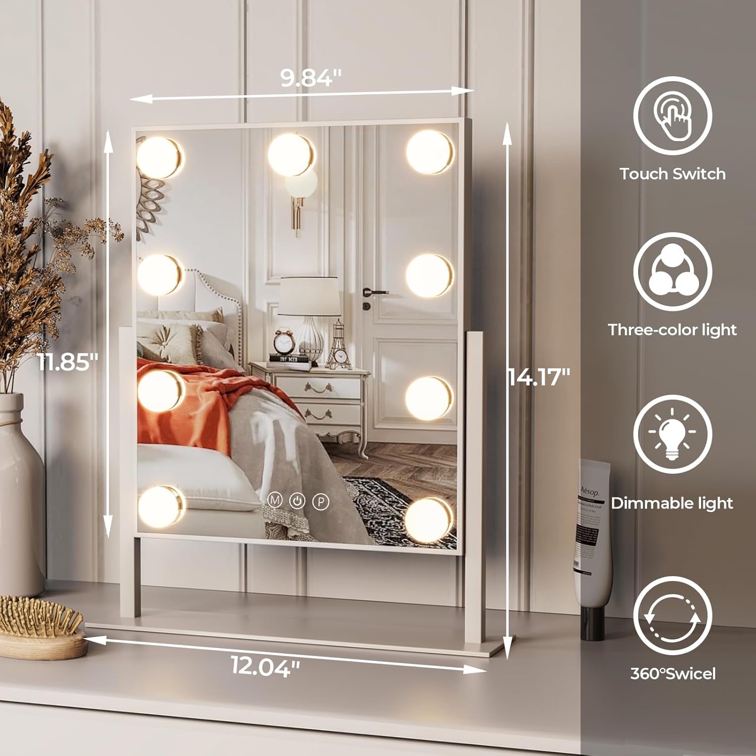 ZL ZELing Vanity Mirror with Lights