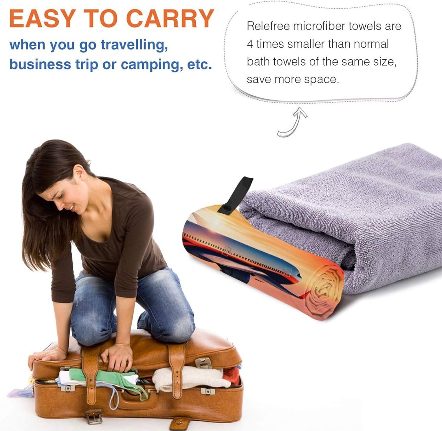 Quick-Dry Microfiber Beach Towel