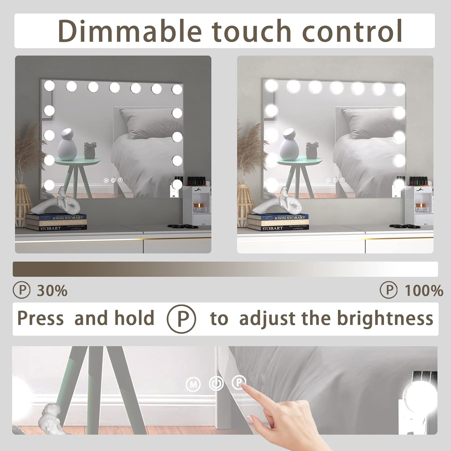Vanity Mirror with Lights for Makeup