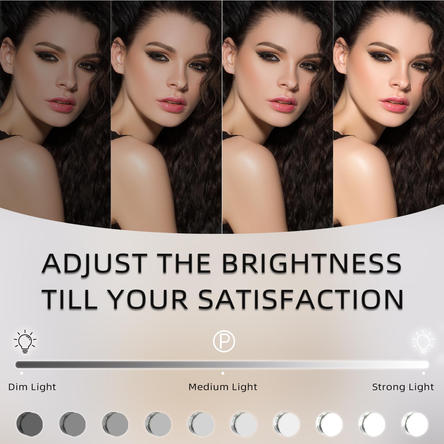 Luxury Makeup Mirror with Smart Lights