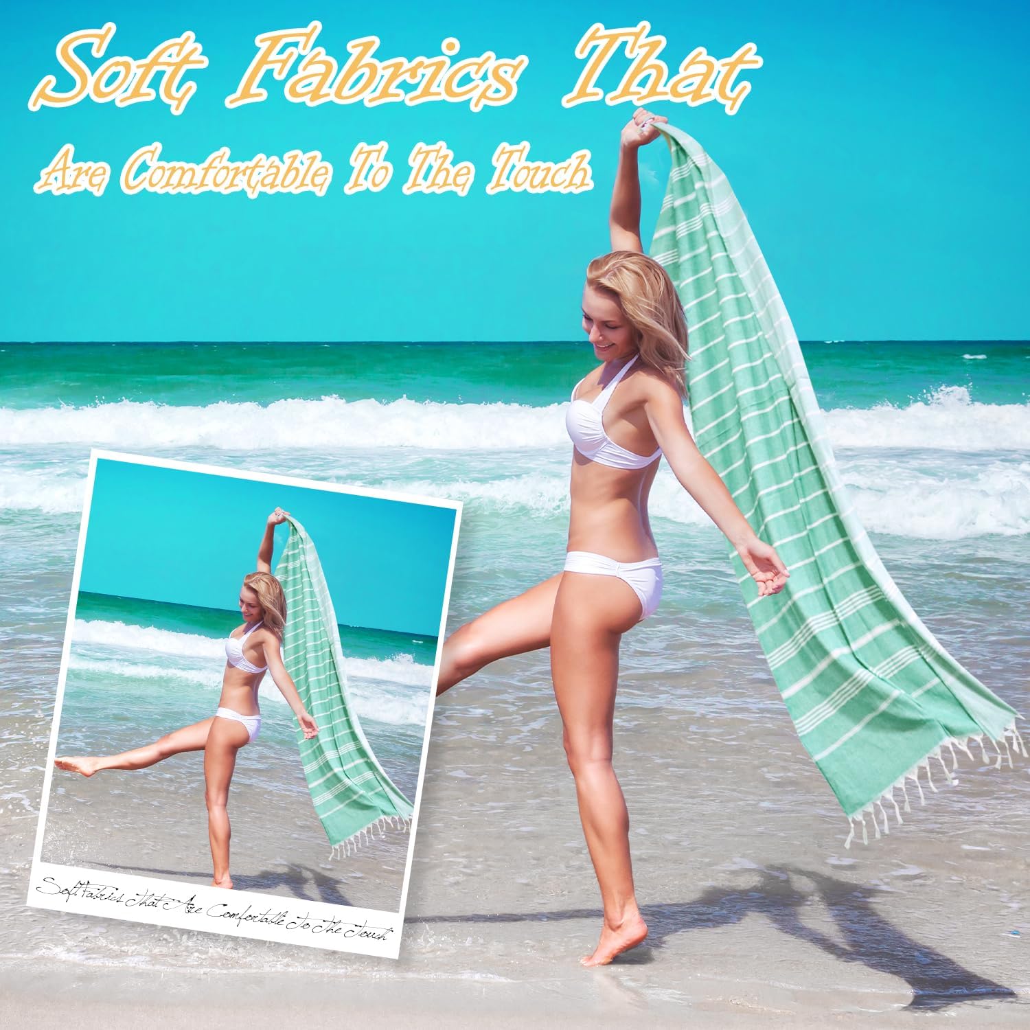 Eliamo Turkish Beach Towel Set