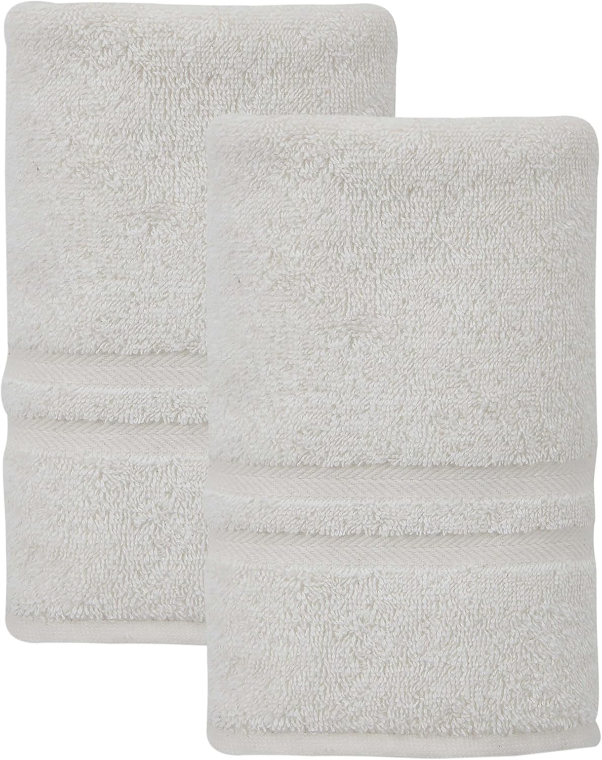 Set of 2 Premium 100 Turkish Cotton Grey Hand Towels