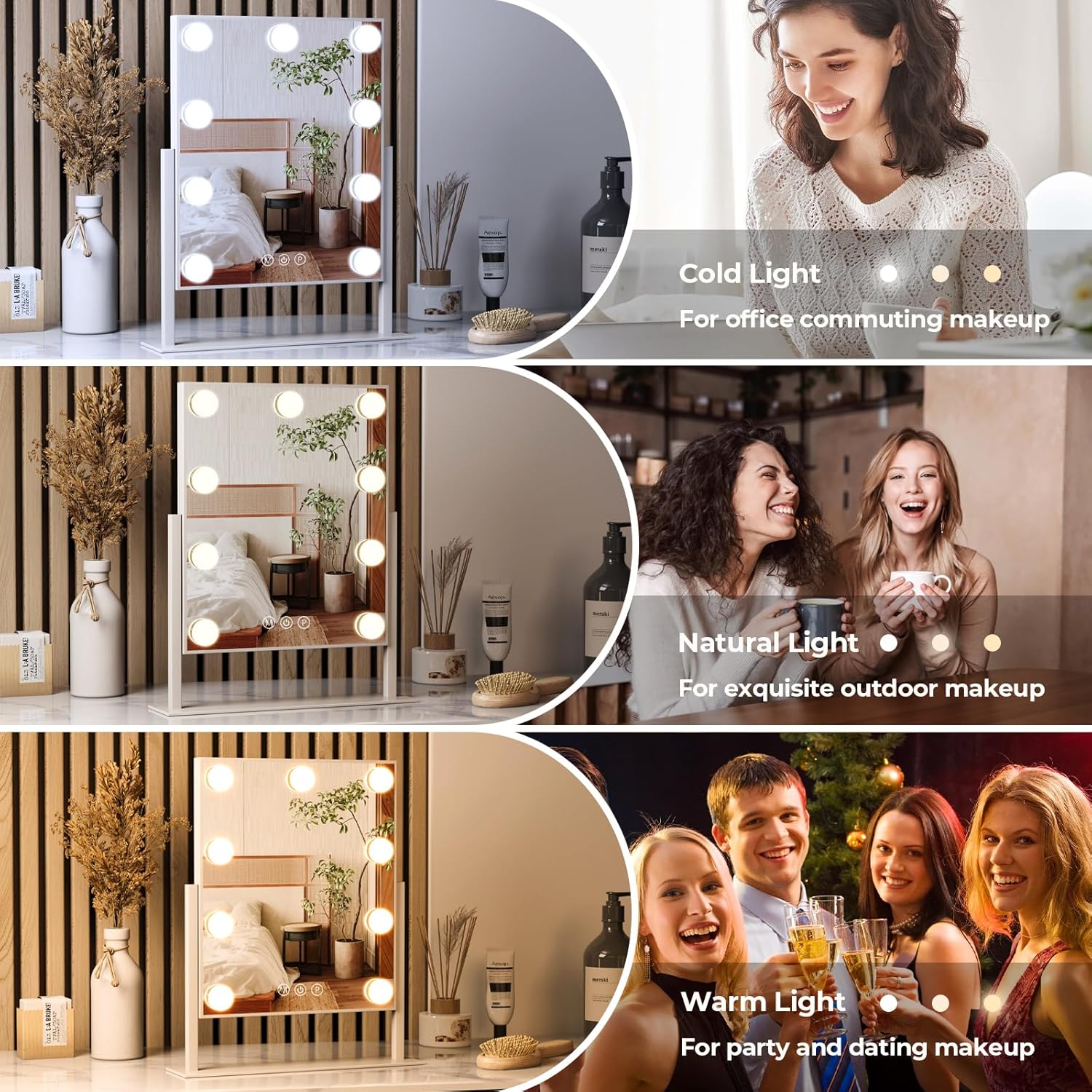 ZL ZELing Vanity Mirror with Lights