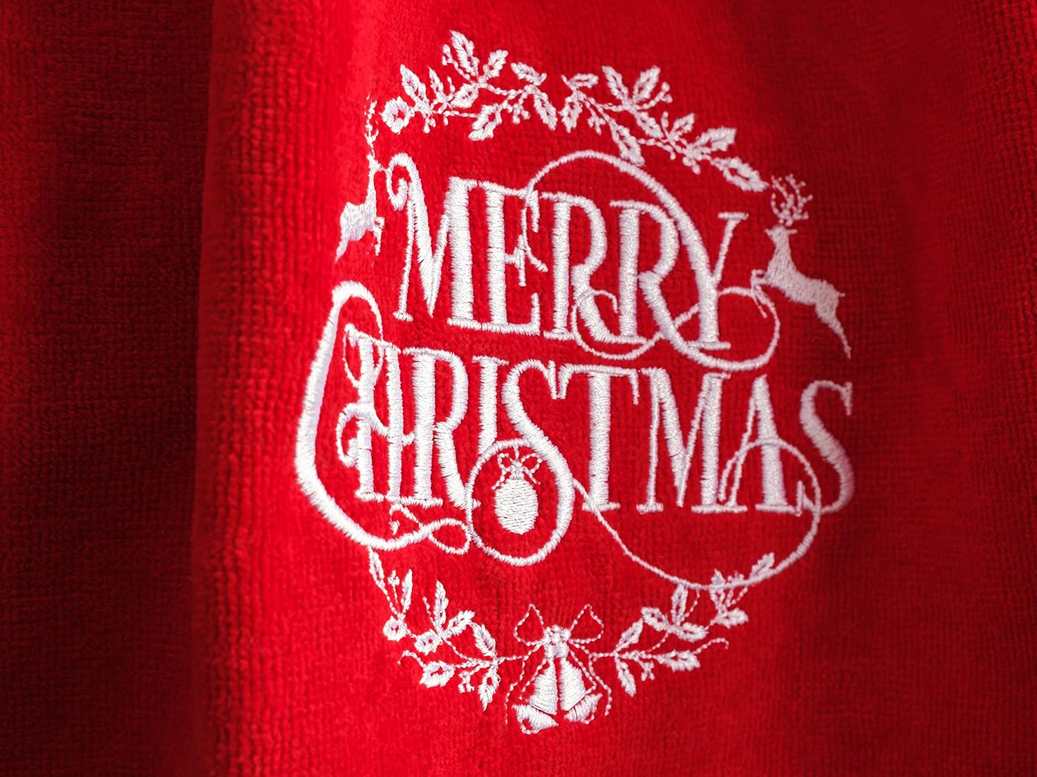 American Soft Linen Christmas Bath Towels Set