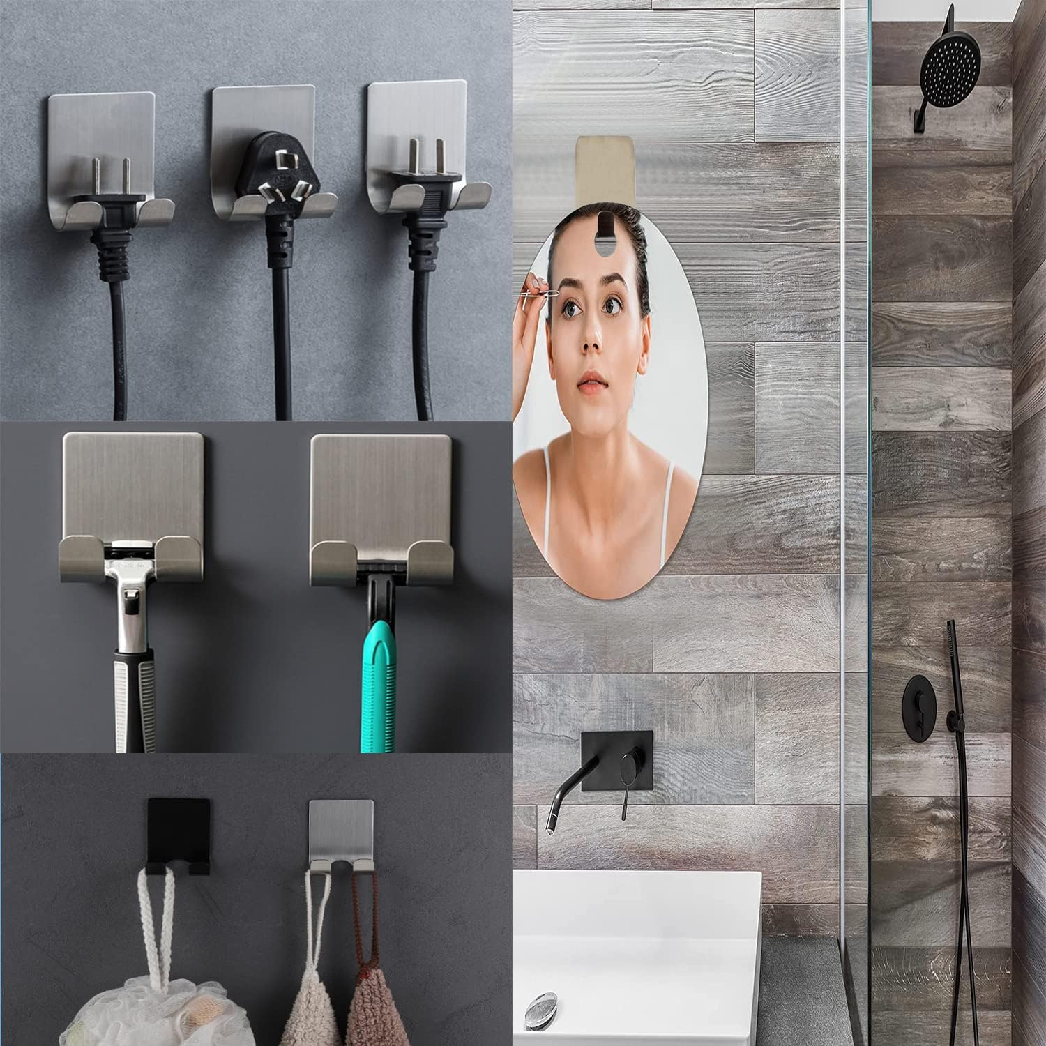 Deluxe Anti-Fog Shower Mirror - The Safe Choice for Daily Shaving