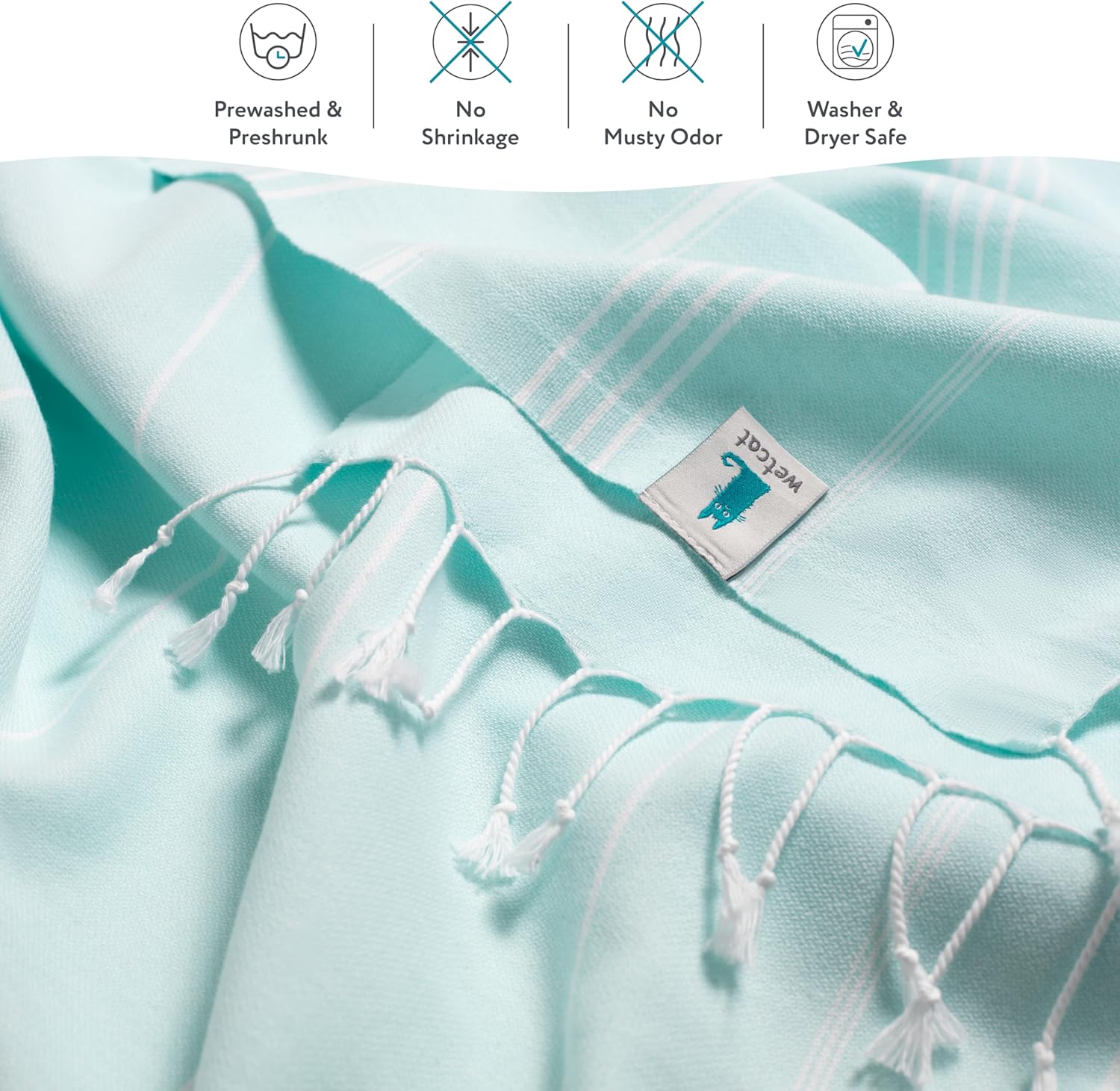 Eventually Dry Turkish Cotton Beach Towel for Eco-Friendly Living