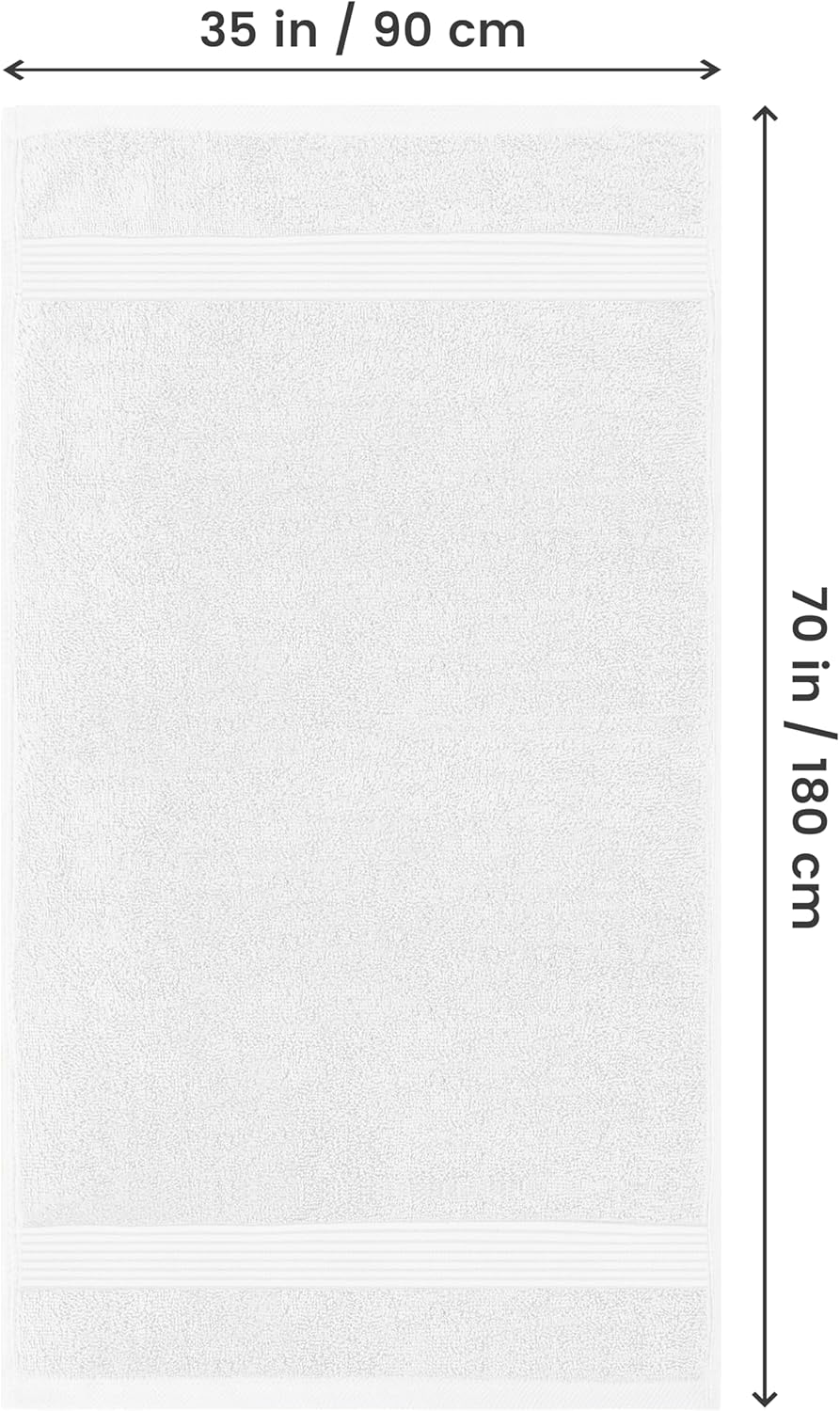 Utopia Towels - Premium Jumbos Pro Bath Sheet 2Pack