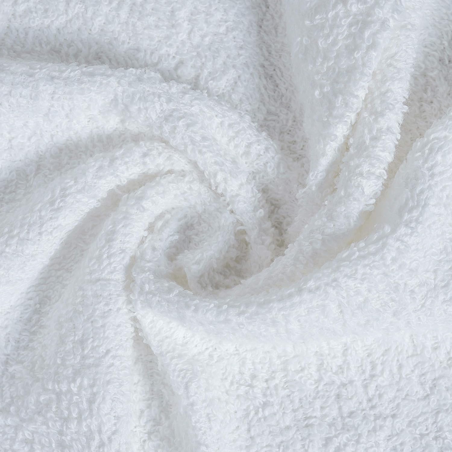 High-Quality Soft Cotton Ring-Spun WashCloths for Face Body 12x12