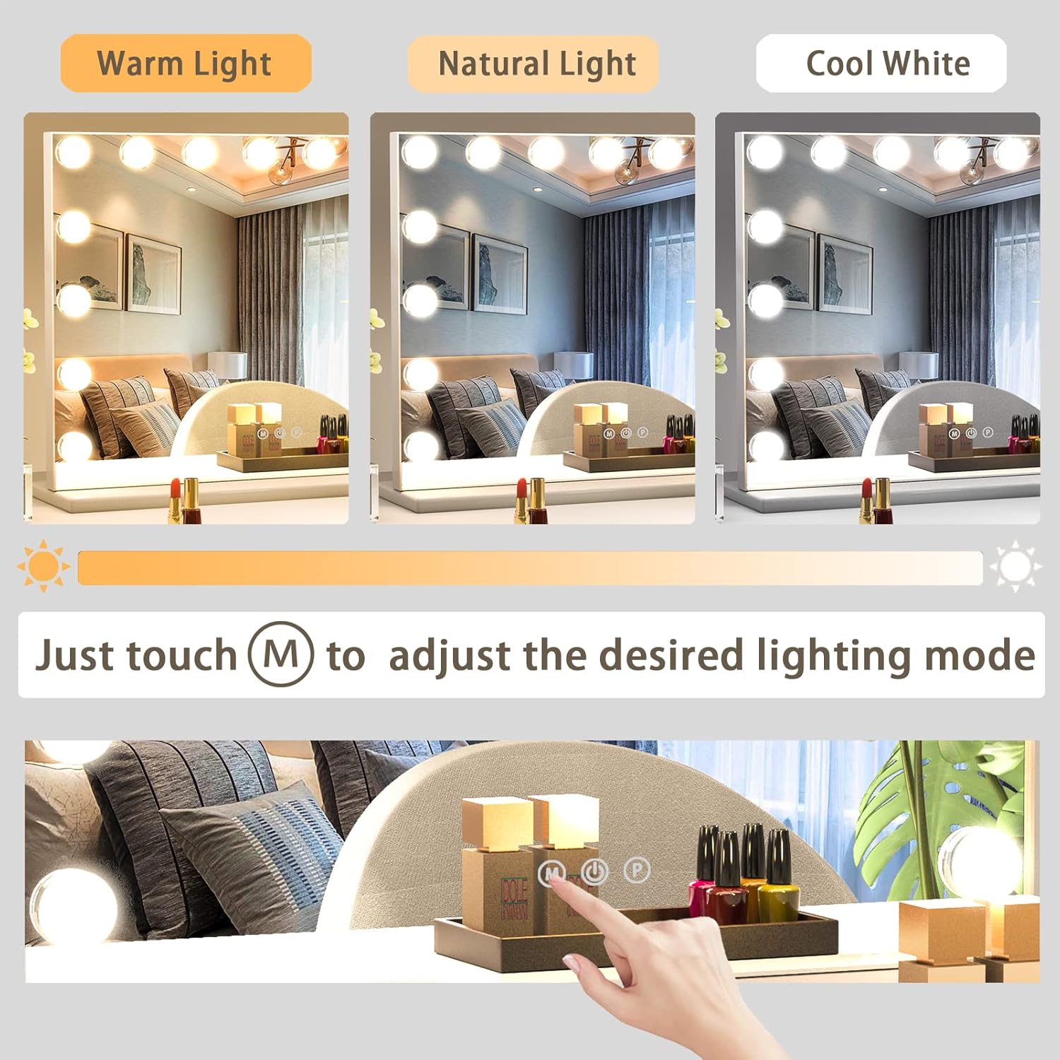 Vanity Mirror with Lights for Makeup