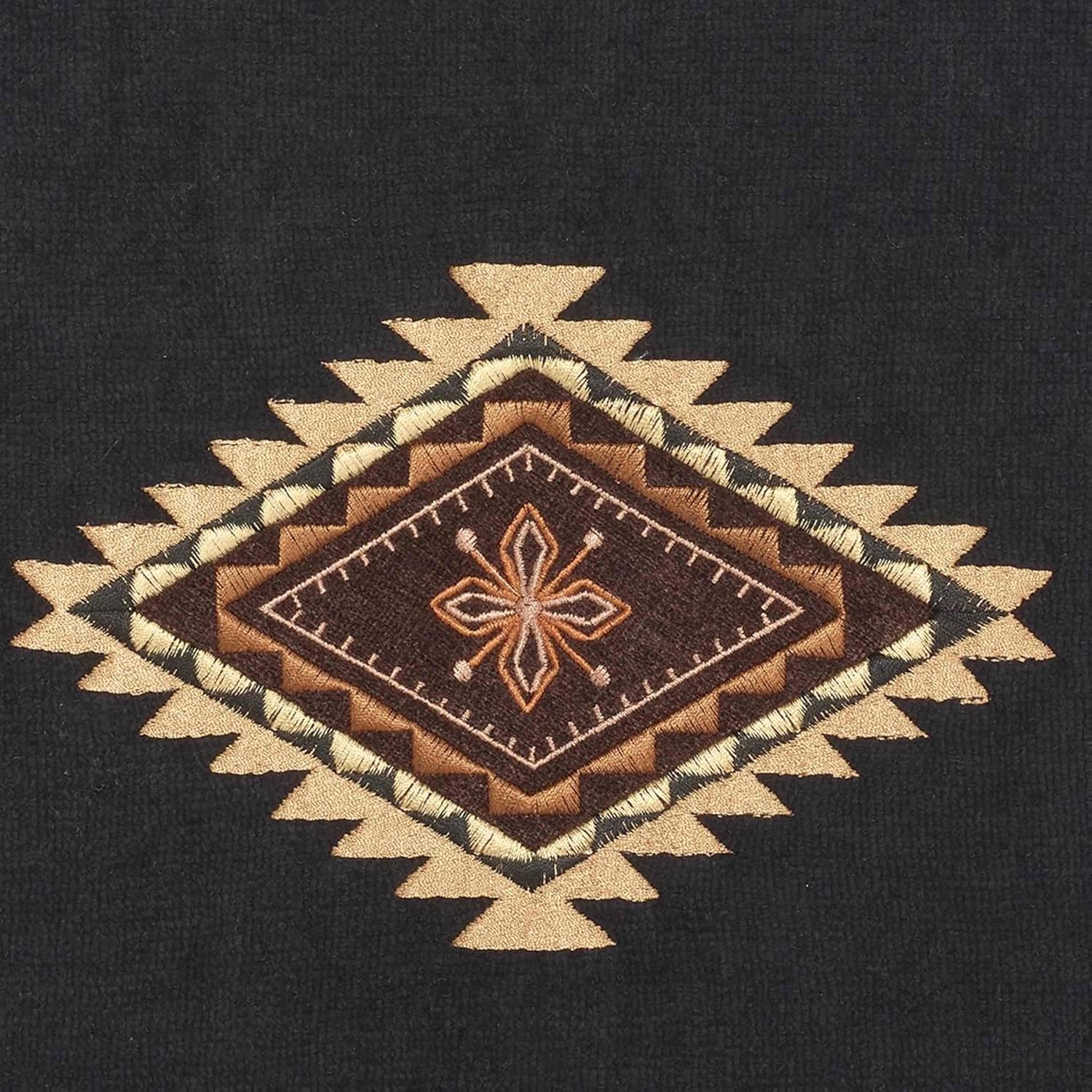 Avanti Linens Mojave Bath Towel Black - 100 Cotton Machine Washable OEKO-Tex Certified