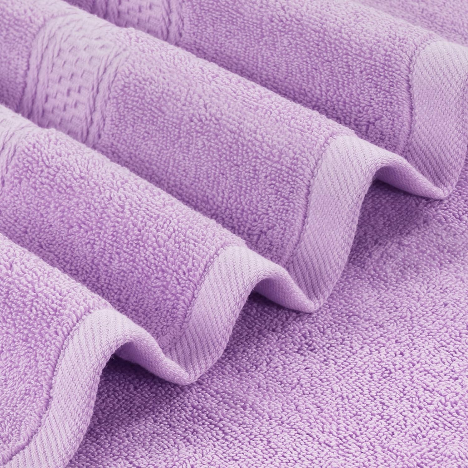 Utopia Towels 4 Pack Premium Bath Towels Set Lavender