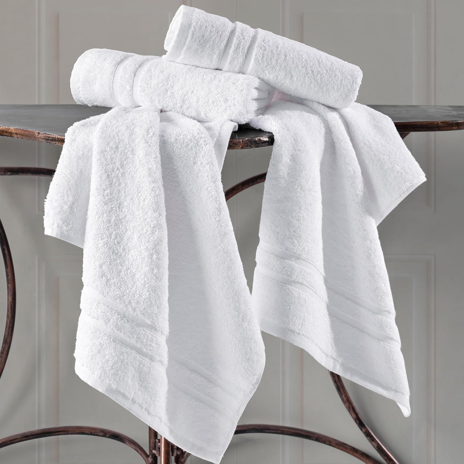Luxurious Turkish Cotton Hand Towels Set for Bathroom Beyond