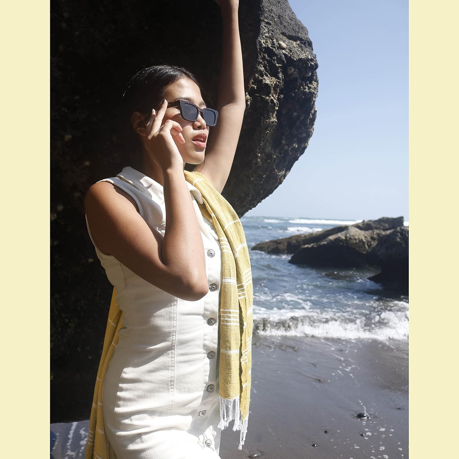 Cacala Lightweight 100 cotton beach towel