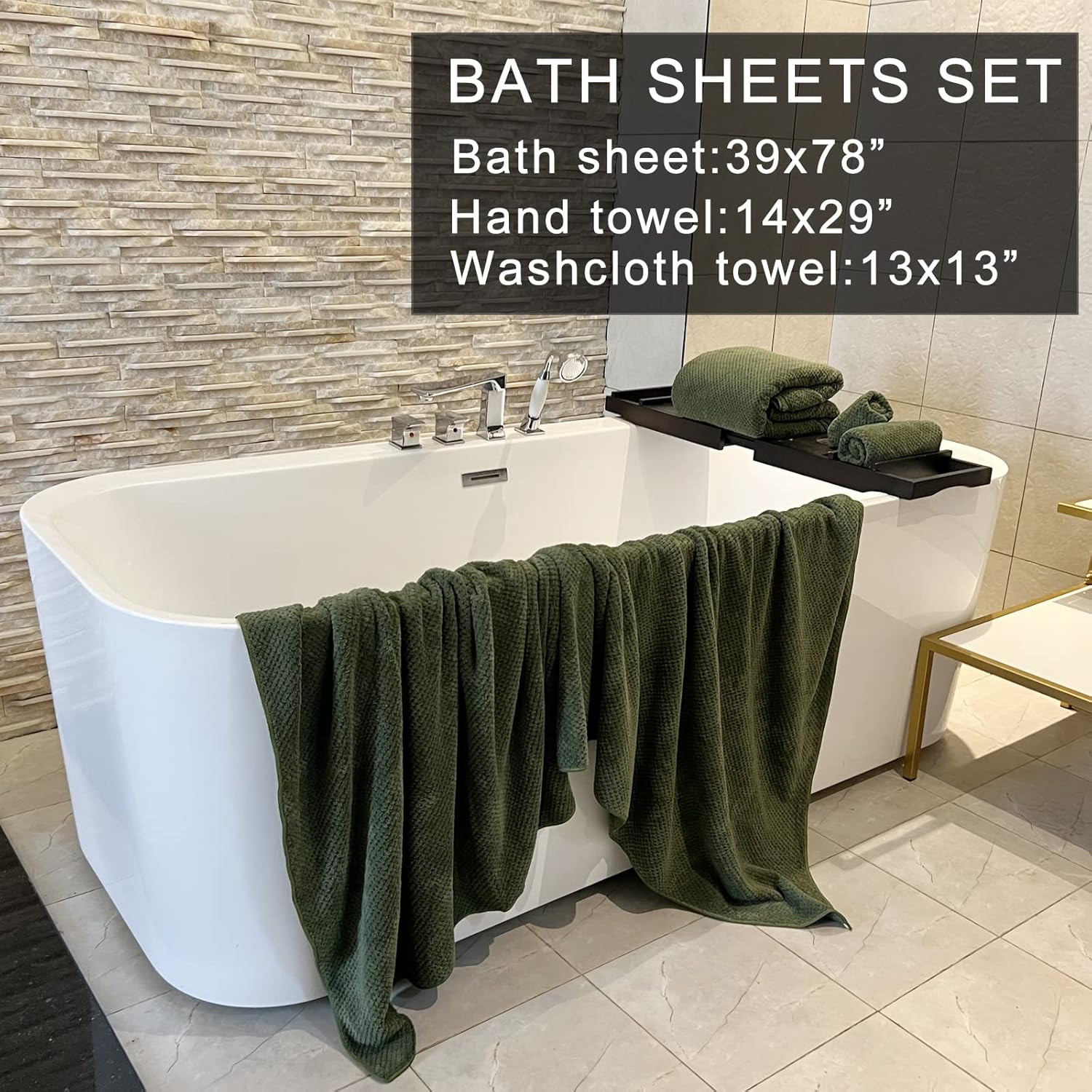 Luxury Oversized Bath Towels for Adults