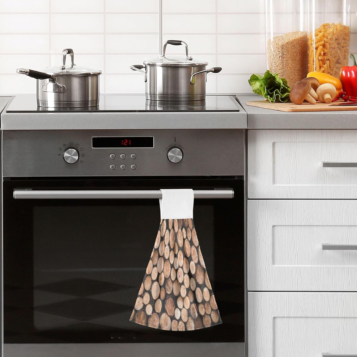 Natural Wooden Kitchen Hand Towels