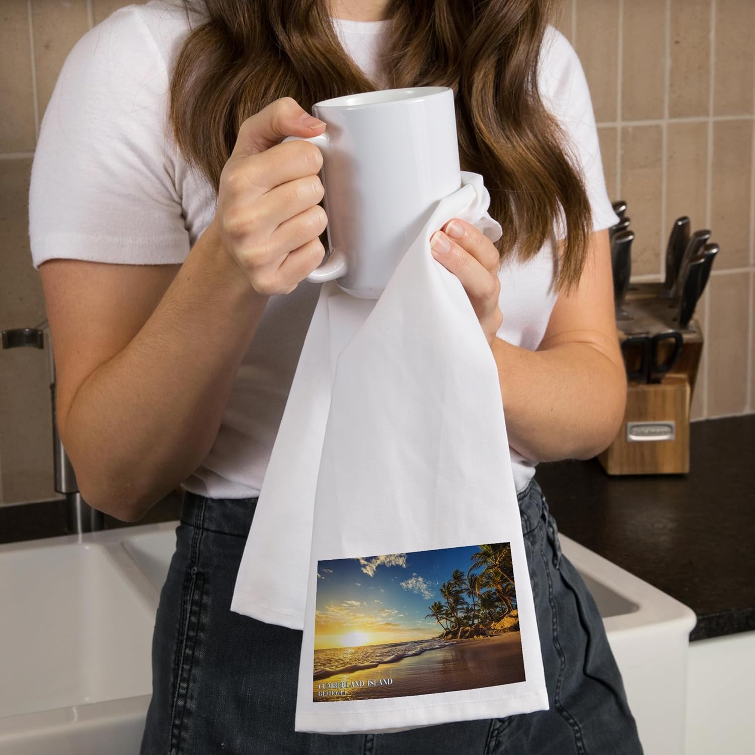 Lantern Press Beach Towel