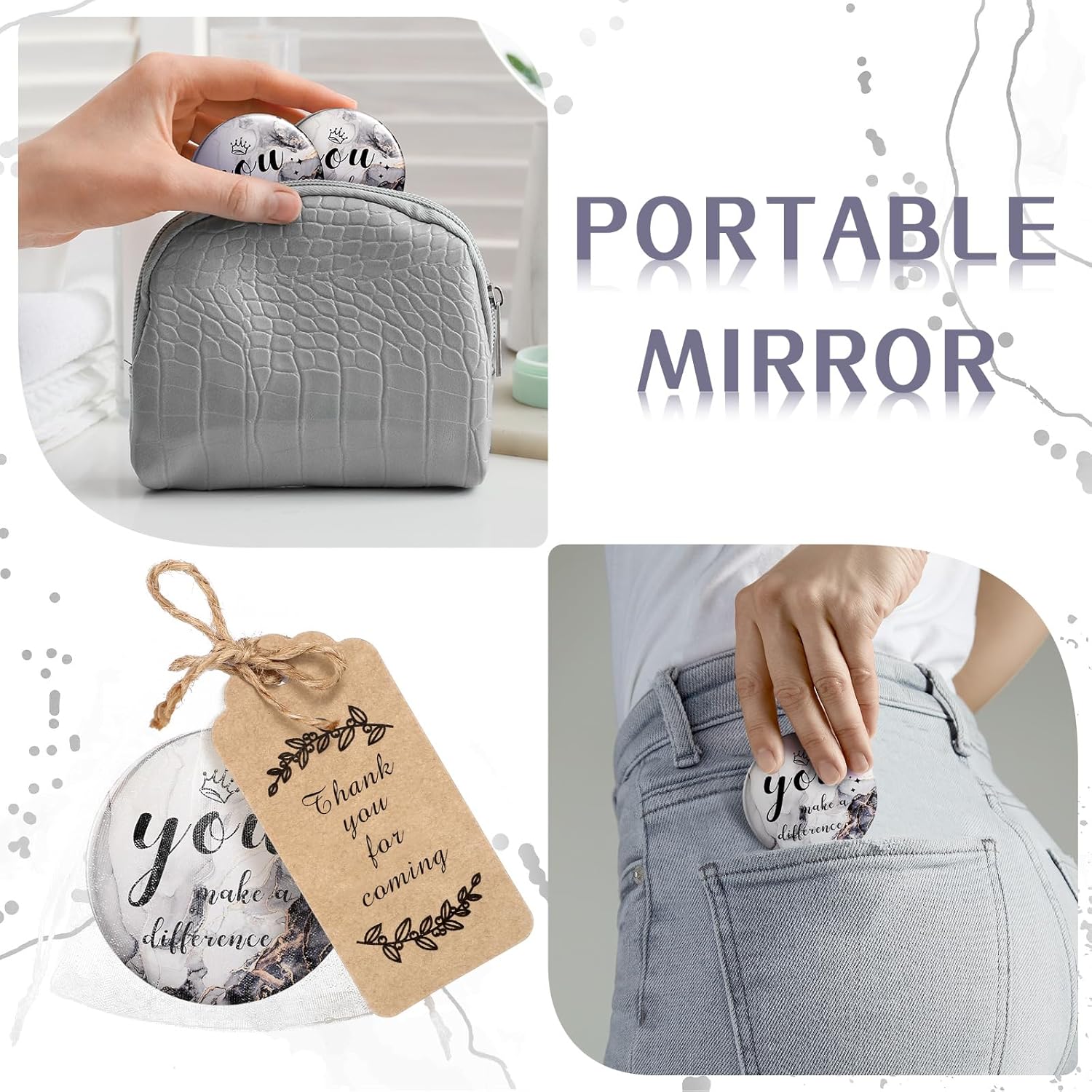 Tradder Compact Mirrors 50 Investors for Women