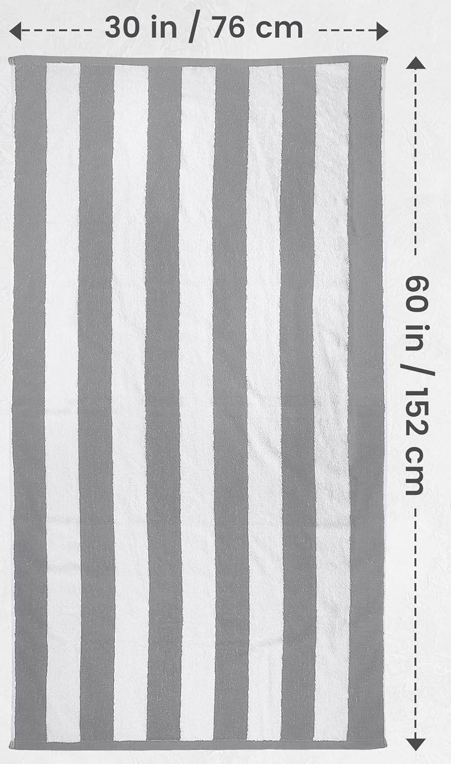 Perfect for Lounging Cabana Stripe 4-Pack 30x60
