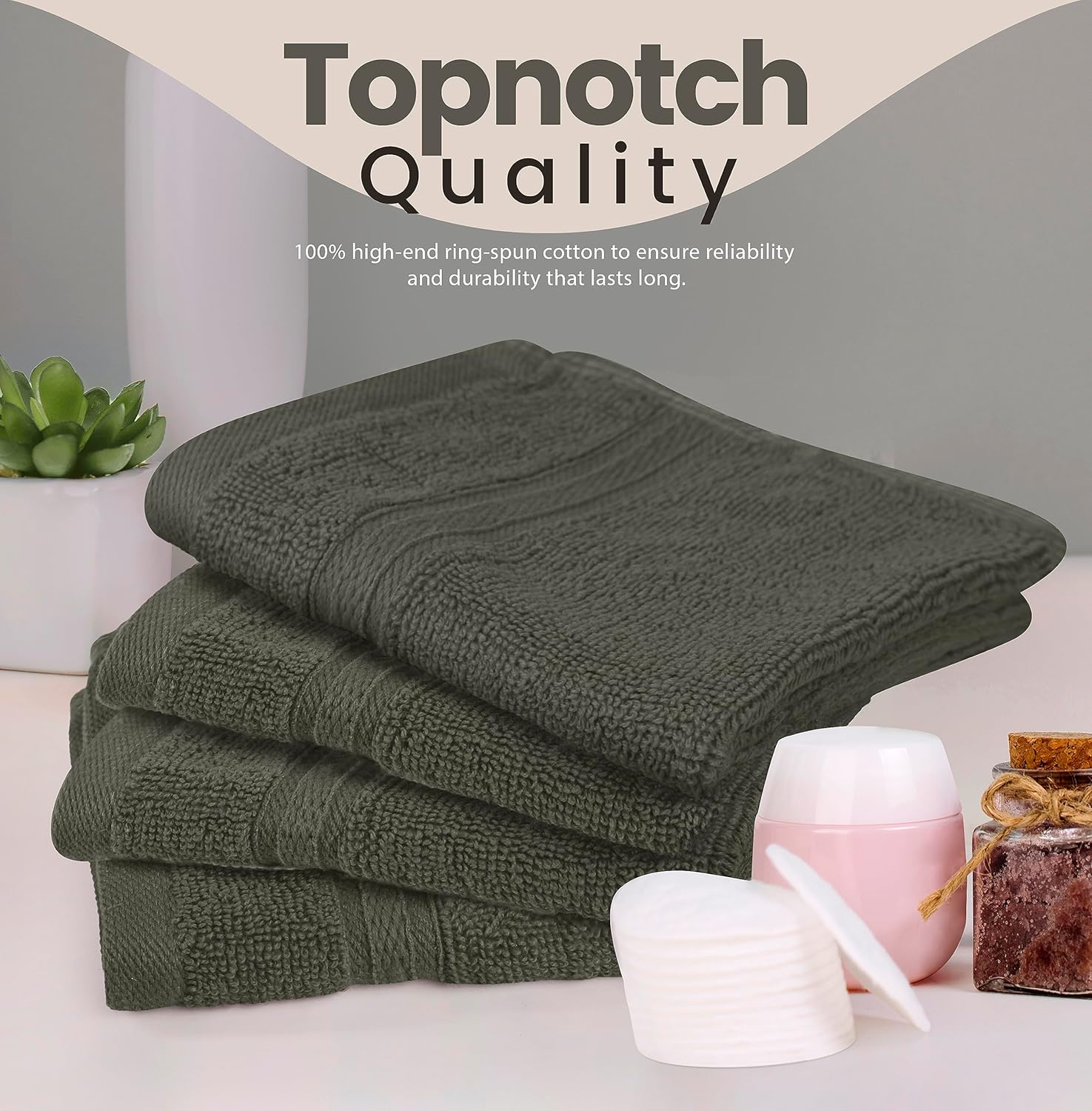 Luxury Washcloth Set for Daily Use