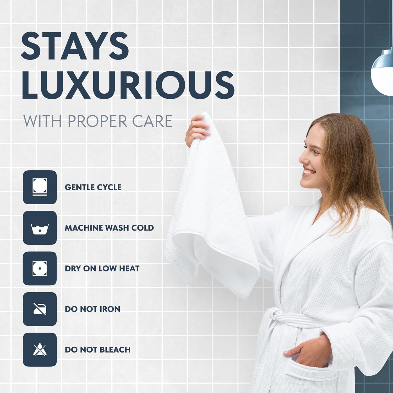 Experience the Difference Luxury White Classic Hand Towels for Your Home