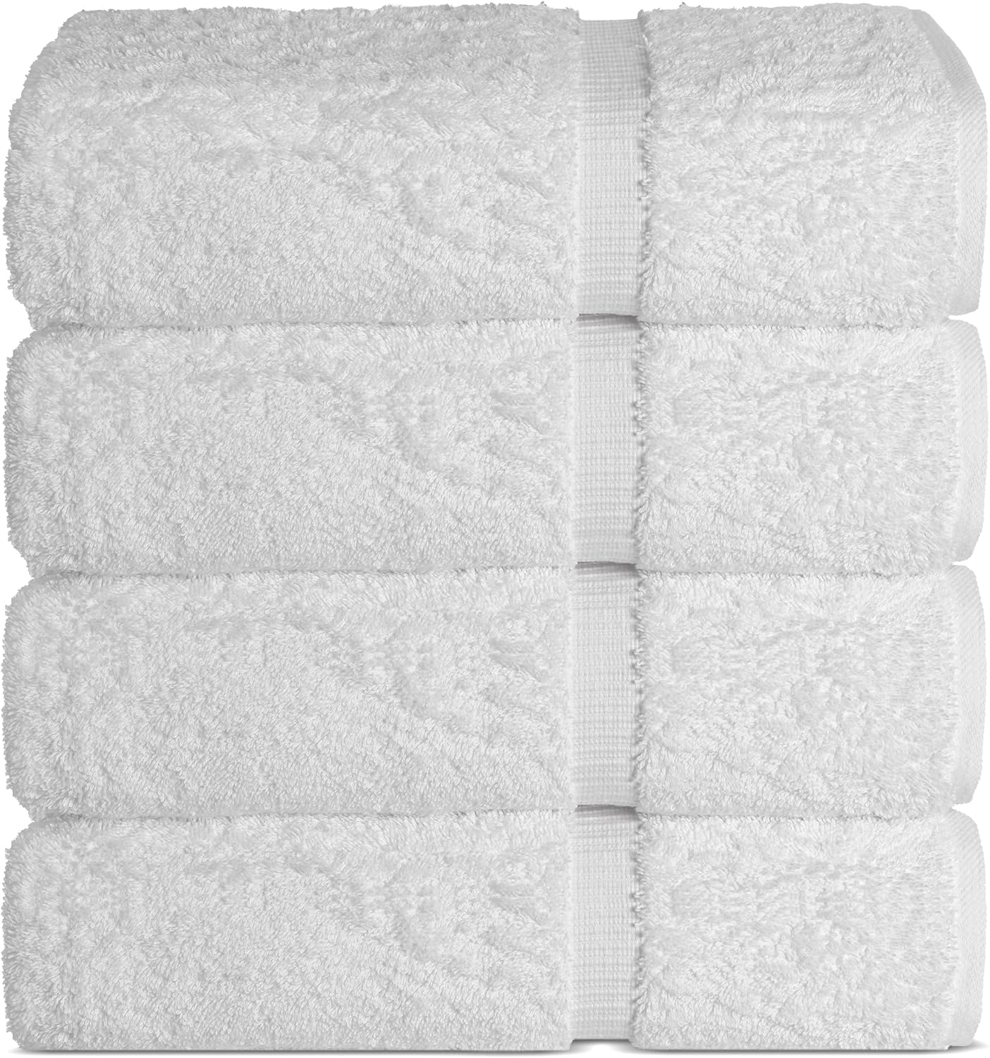 Chakir Turkish Linens - Premium Cotton Bath Towels Set of 4 - Luxurious Experience