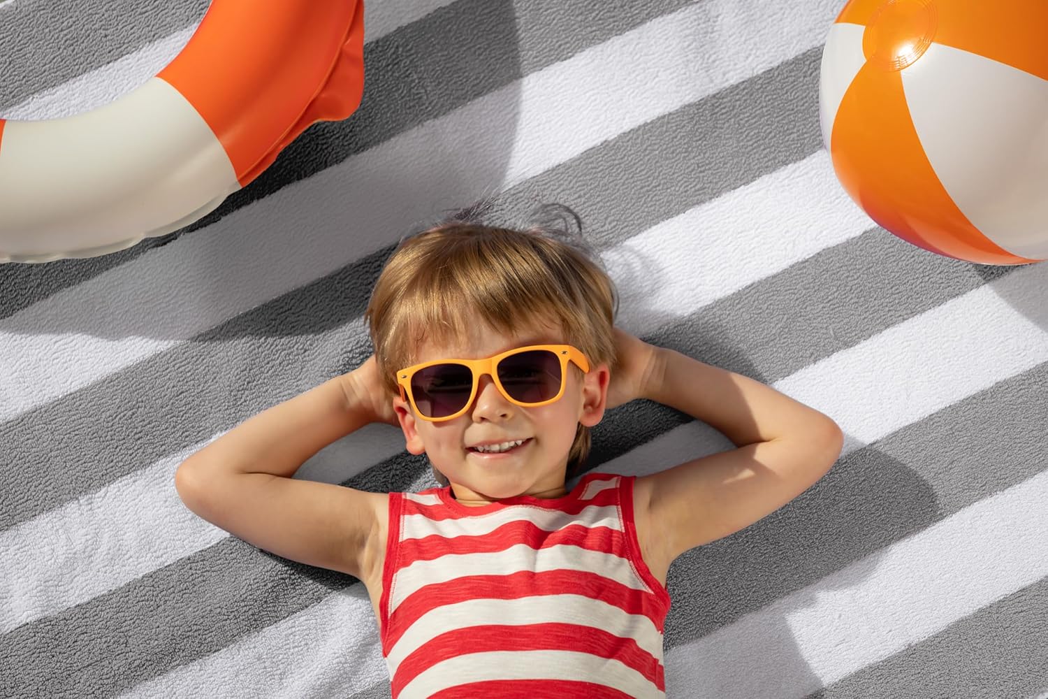 Perfect for Lounging Cabana Stripe 4-Pack 30x60