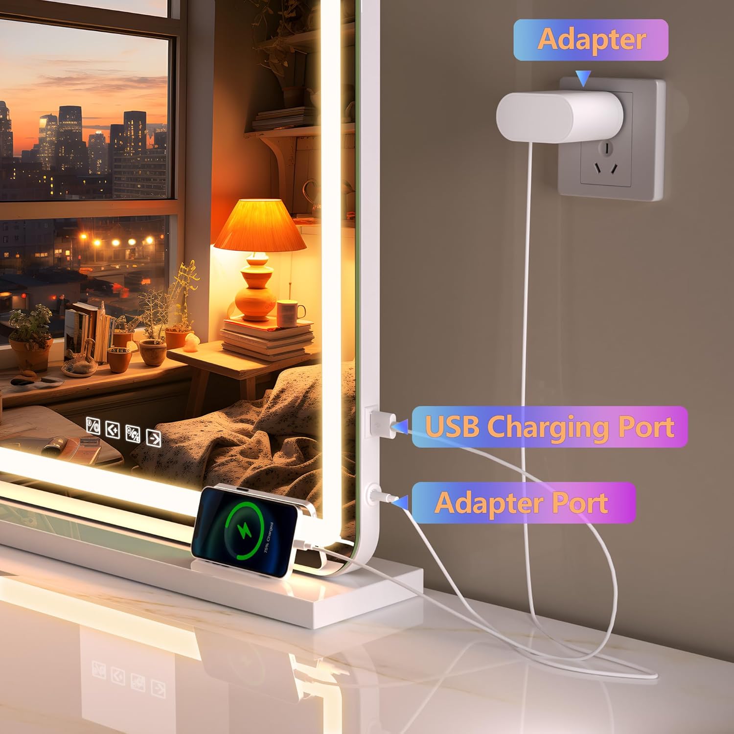Hasipu Vanity Mirror with Lights