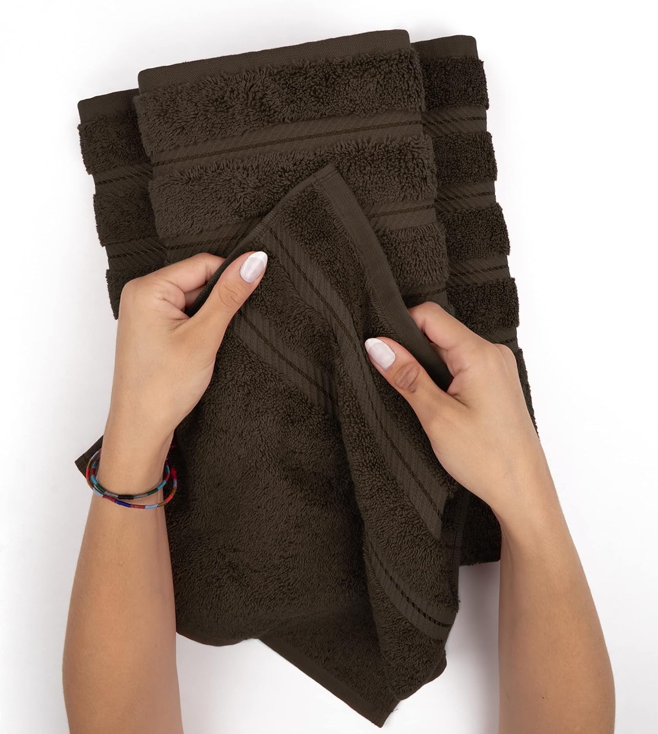 American Soft Linen Luxury 6-Piece Towel Set Soft Turkish Washcloths
