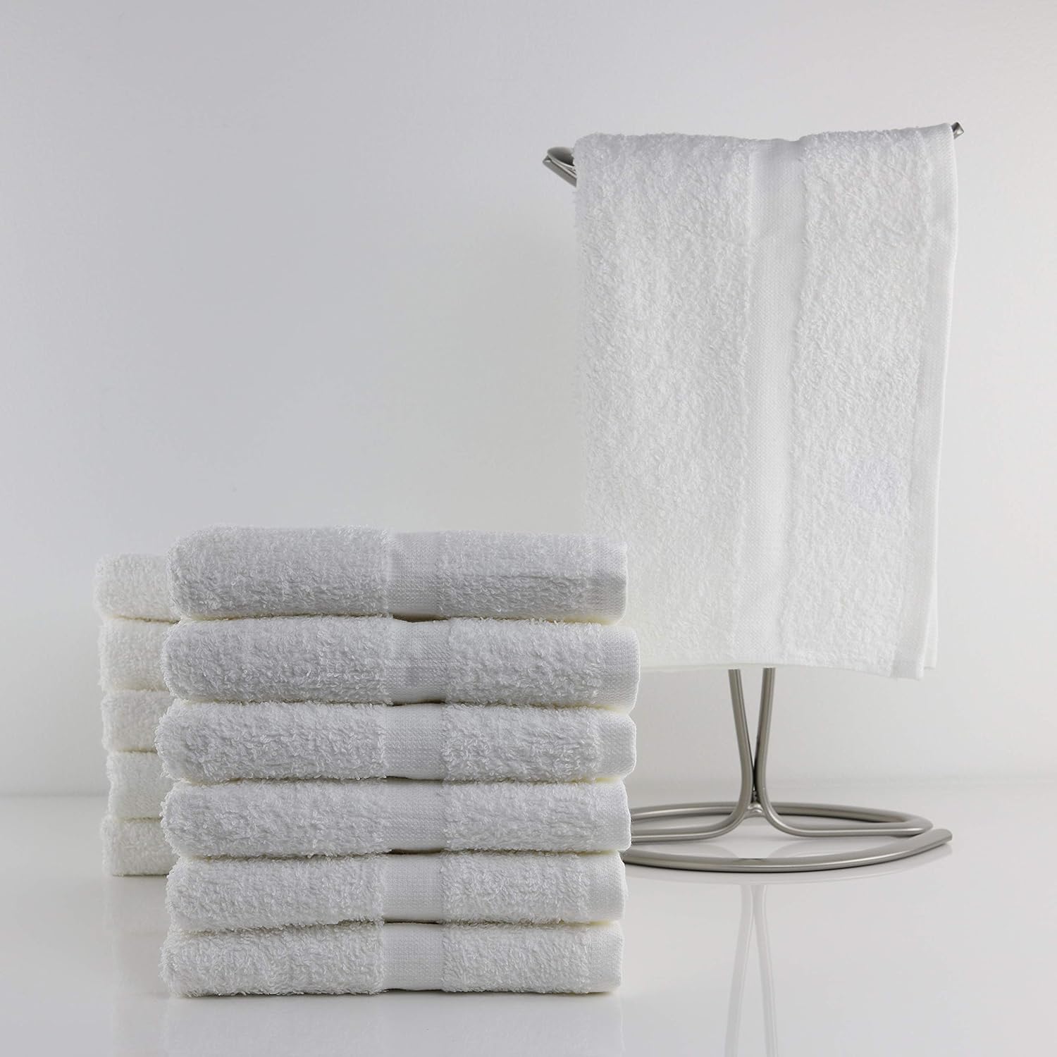 1888 Mills Ultra-Durable Safe Hand Towels White