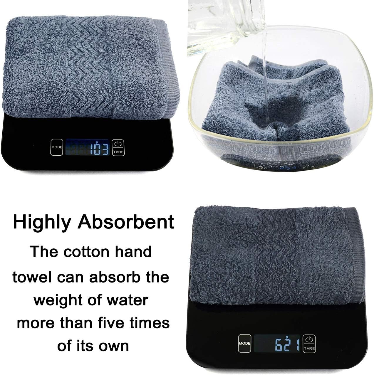 Natural 100 Cotton Hand Towels Perfect for Daily Use