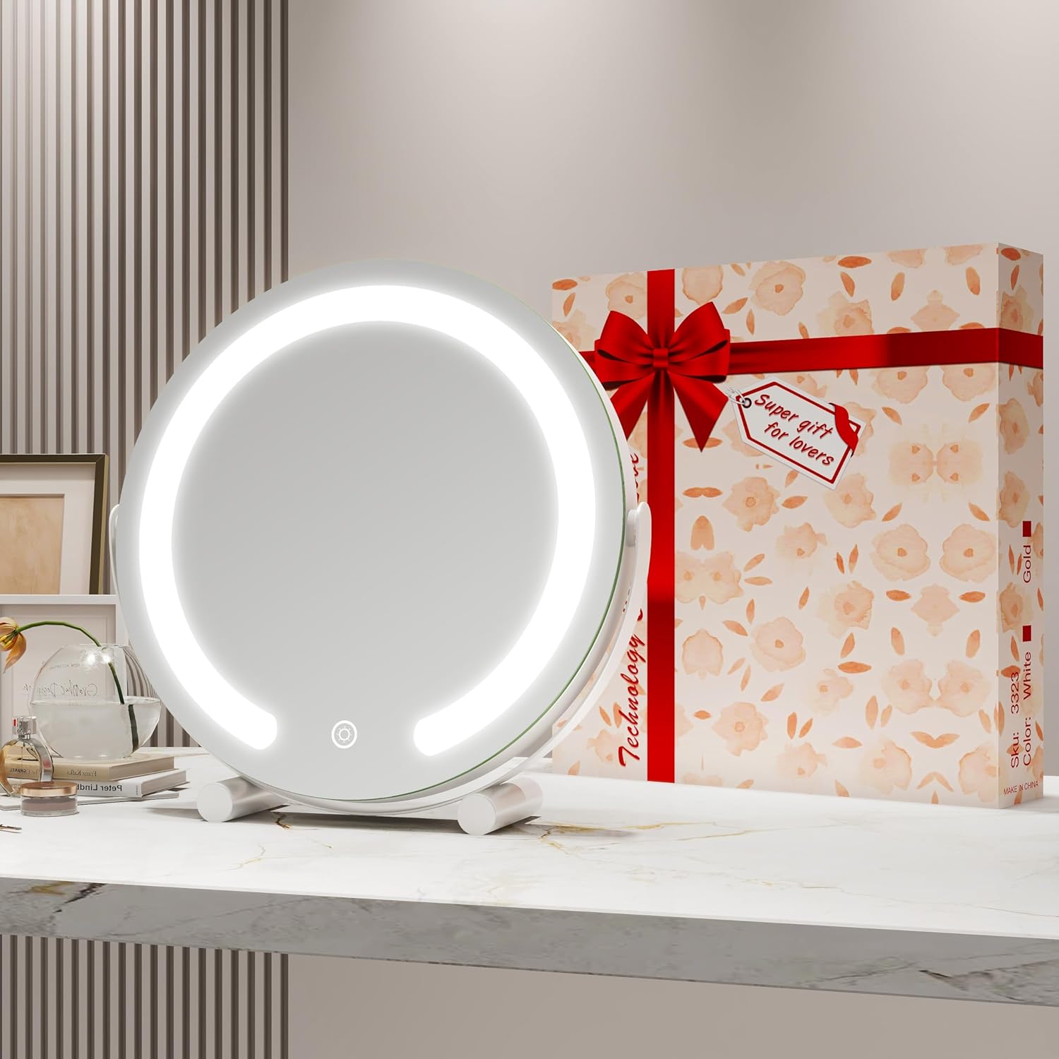 Vanity Mirror with Lights 12 Inch LED makeup mirror