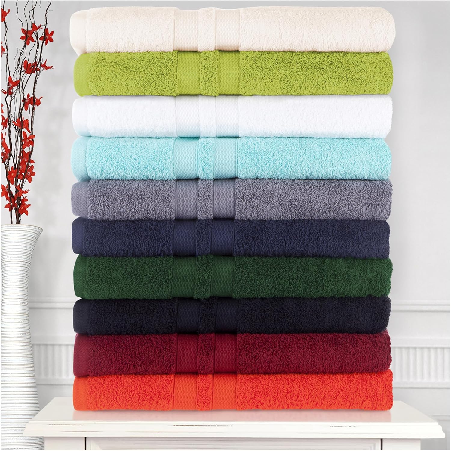 PremiumTerry Loop Ultra-Soft Bath Sheet Set - 2-Piece for Daily Use