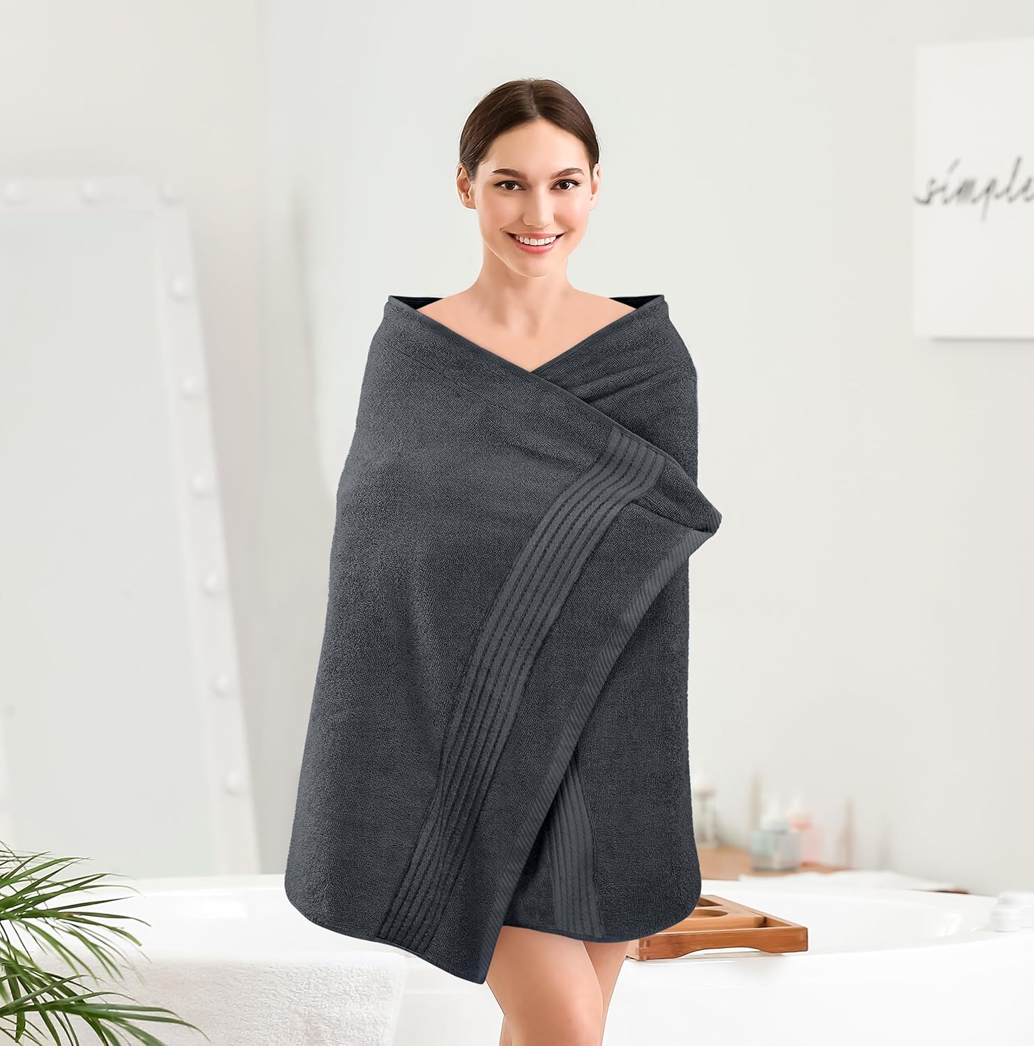 Utopia 4-Pack Bath Towels Set