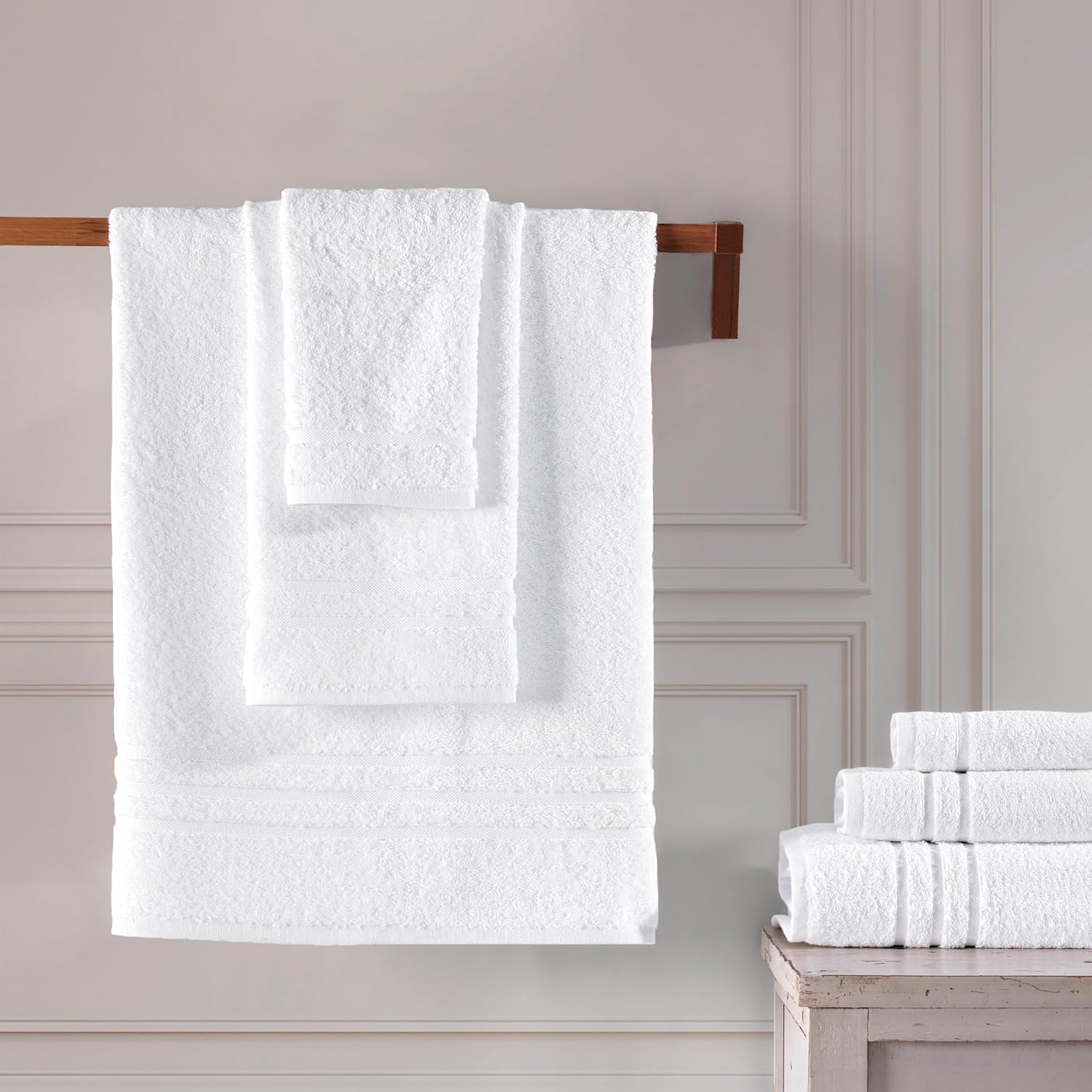 Beautiful Premium Turkish Cotton Bath Towels Set by Hawmam Linen