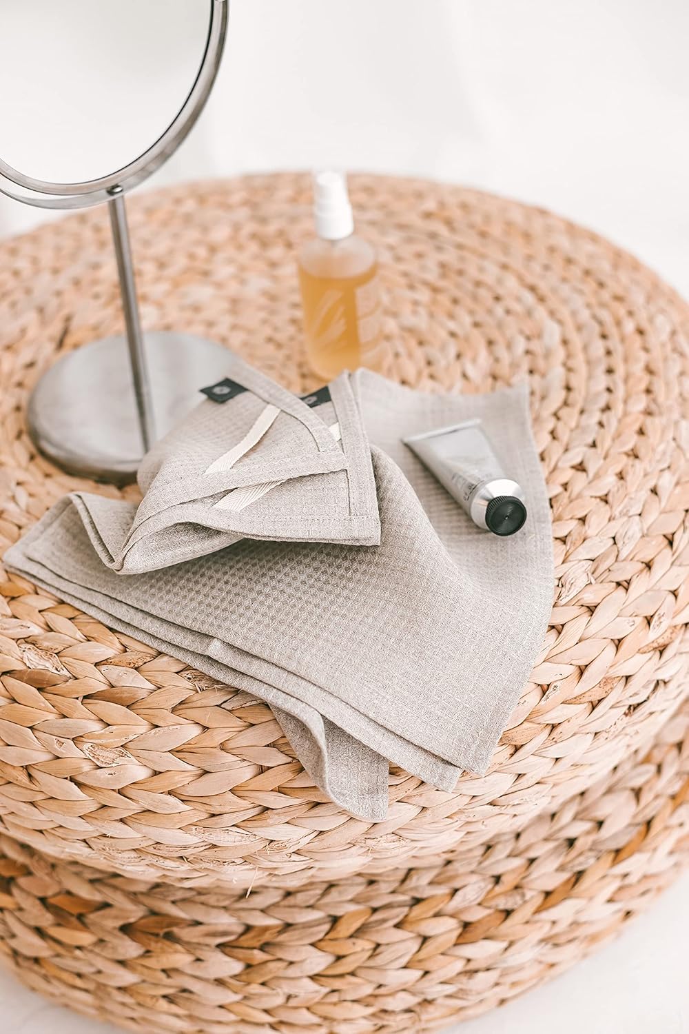 Natural Flax Face Washcloths