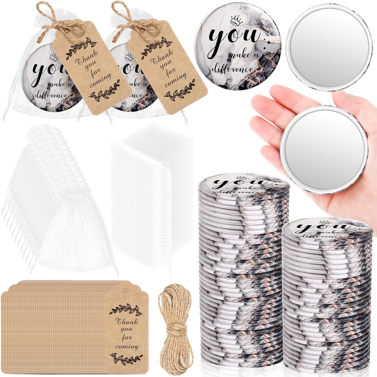 Tradder Compact Mirrors 50 Investors for Women