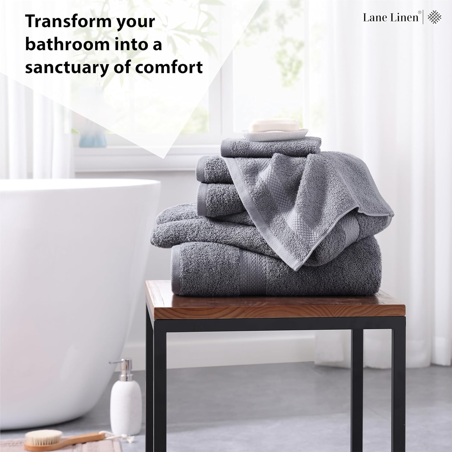 Experience luxury with our 6-Piece Bath Towels Set for Home