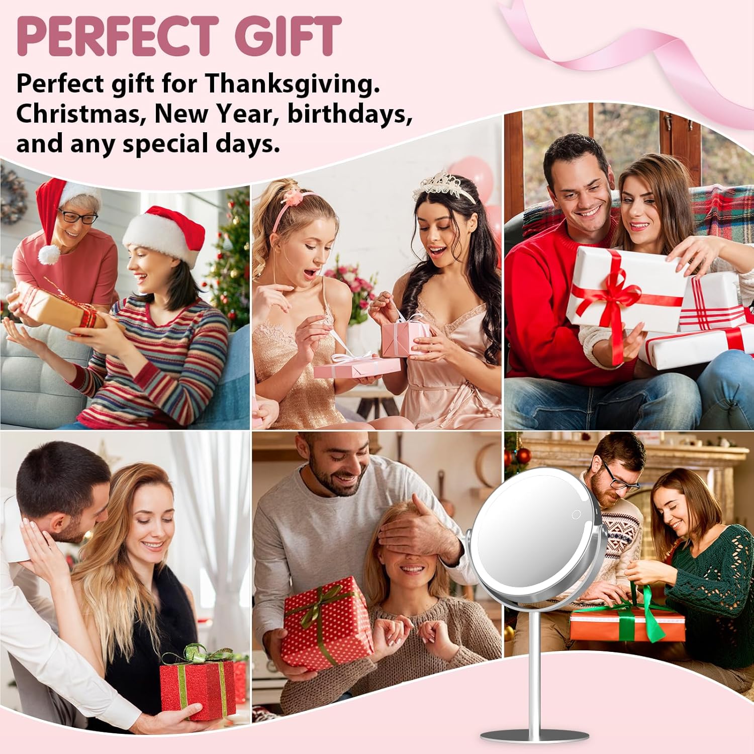 10x Magnifying Mirror with Light