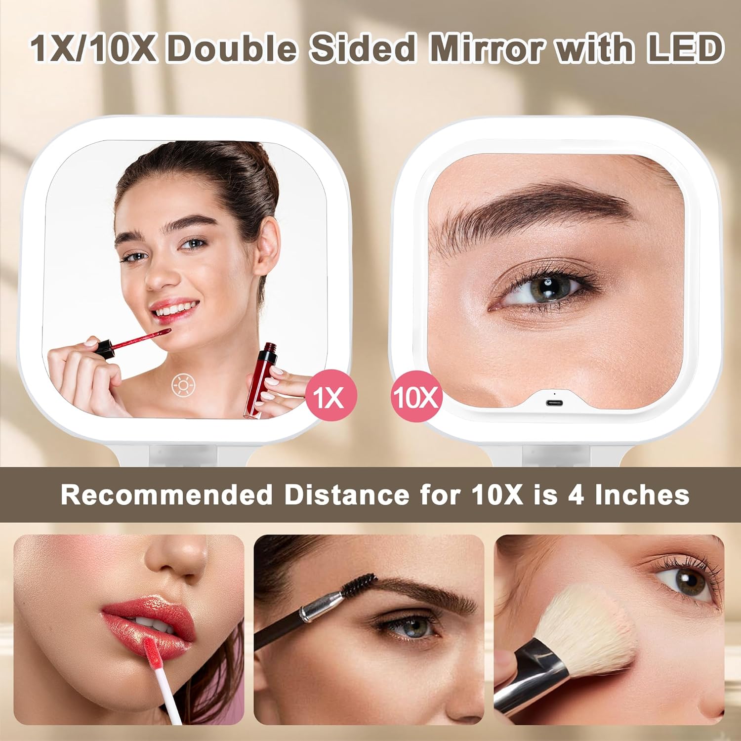 High-Quality Travel Makeup Mirror for Women
