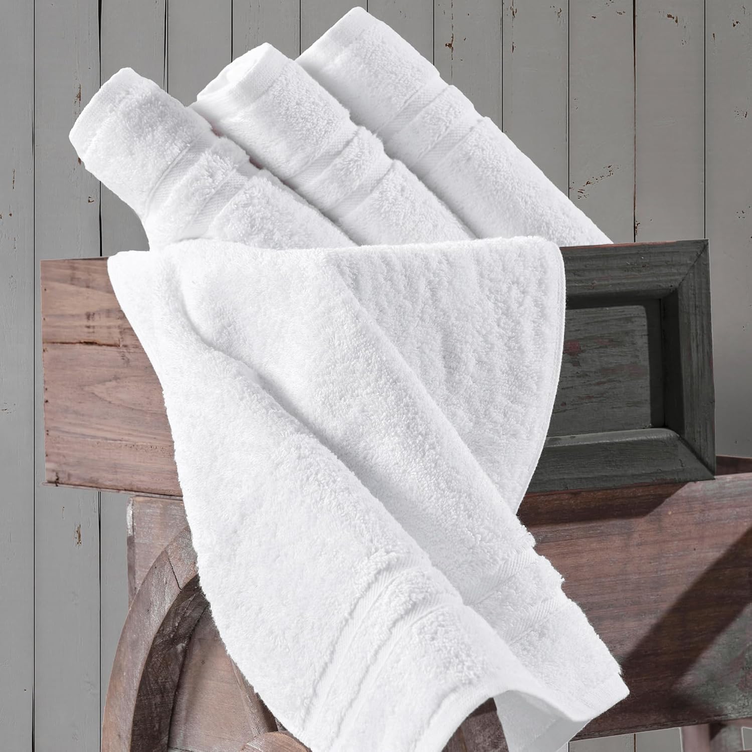 Luxurious Turkish Cotton Hand Towels Set for Bathroom Beyond