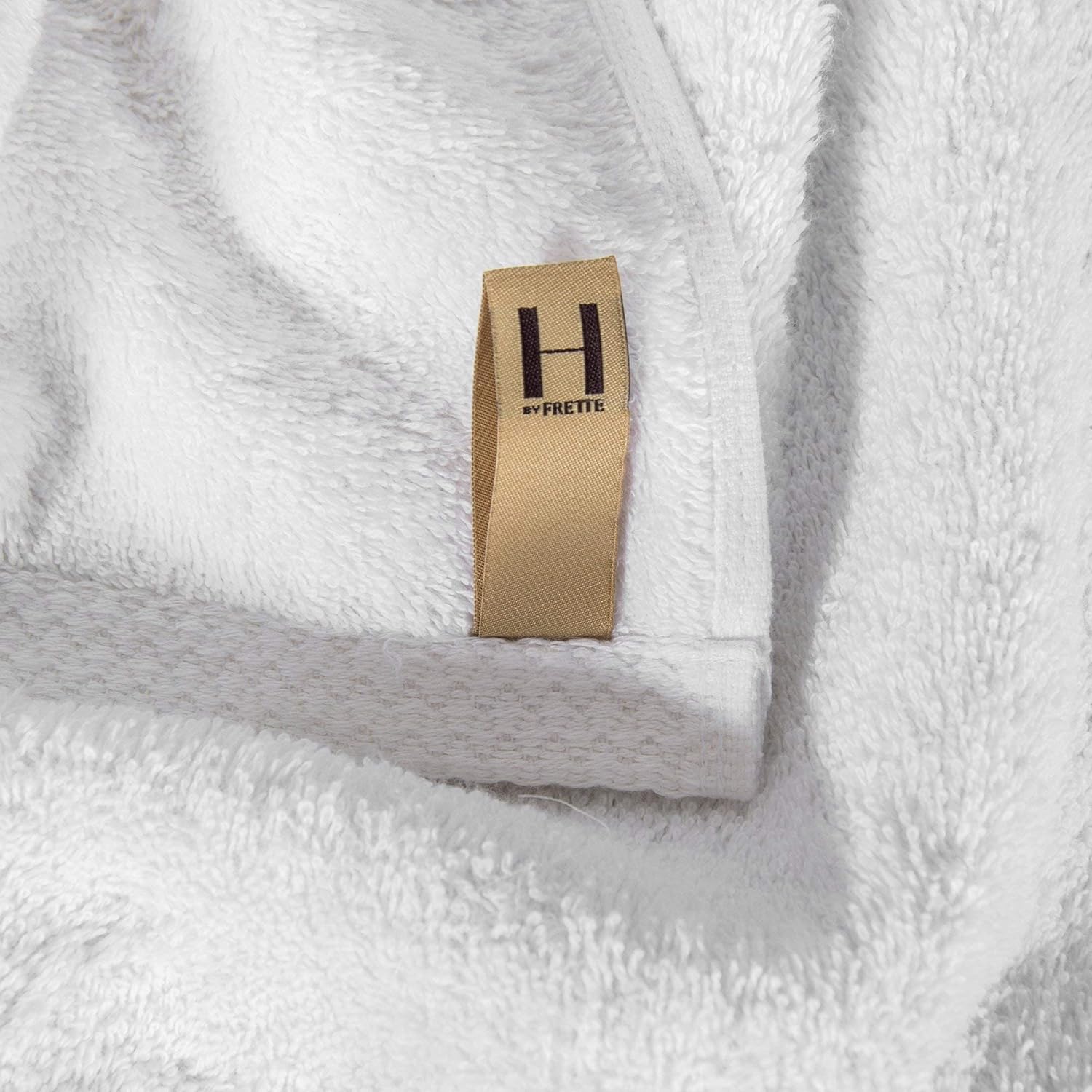 H by Frette Luxury All-White Bath Sheet Set of 2