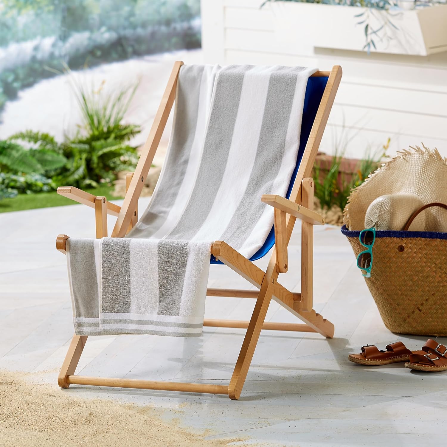Cotton Velour Beach Towel Quick Dry Durable
