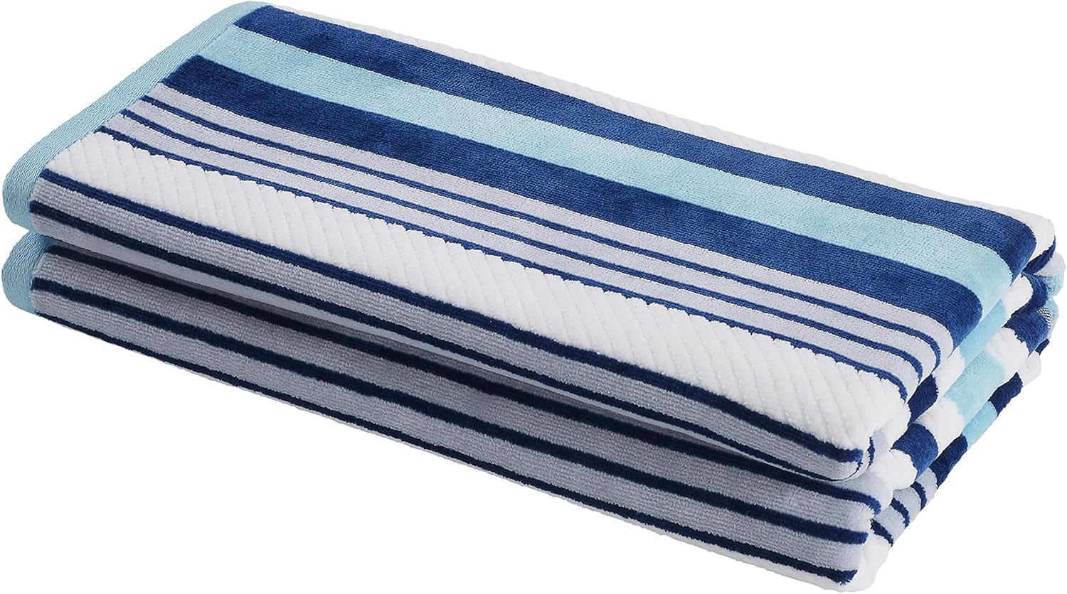 100 Cotton Oversized Beach Towels Set of 2