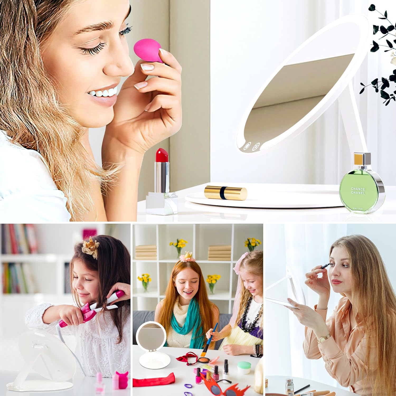 Makeup Mirror with 3 Light Modes