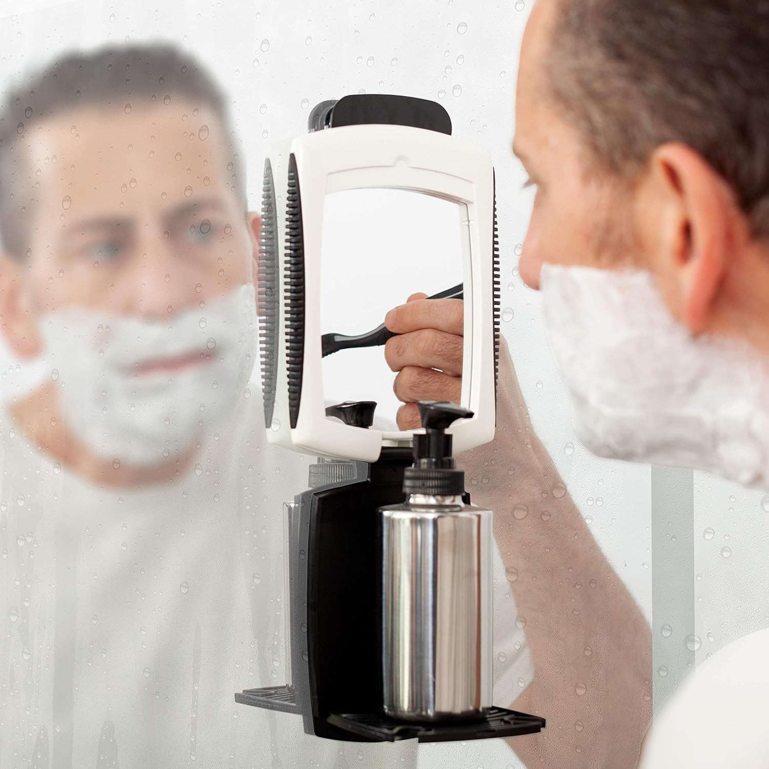 Perfect Zadro ZFogless Travel Shower Shaving Mirror Black